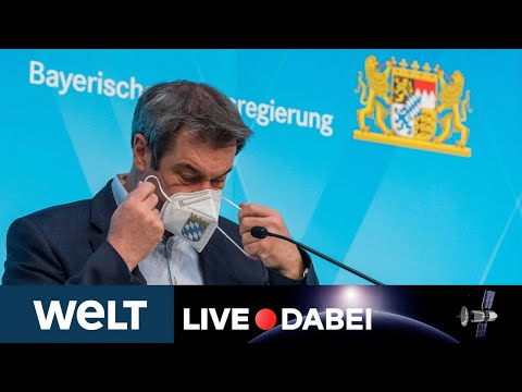 WELT LIVE DABEI: Corona-Lage - Briefing von Bayerns Ministerpräsident Söder
