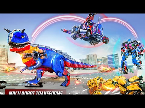 Red Optimus Prime Robot Game Transformers Police Truck Robot Game Go Jins updated Gameplay