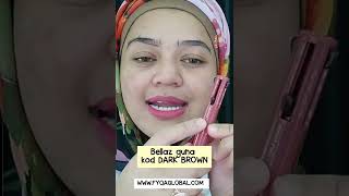 Rahsia Lukis kening Cantik Style Mua Bellaz ❤️❤️#shorts #makeup #makeuptutorial #muabellaz