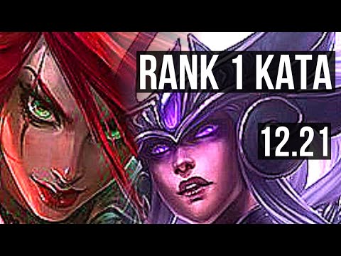 KATA vs SYNDRA (MID) | Rank 1 Kata, 900+ games, Legendary, 12/3/11 | KR Challenger | 12.21