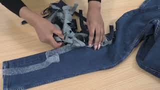 DIY Fringe Jeans Transformation