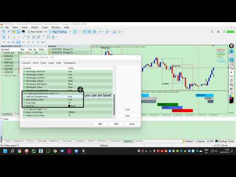 Video Rigorous Market Sessions SubWindow