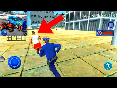 CHASING DOWN A THIEF!!! US Police Hummer Car Quad Bike Police Gameplay