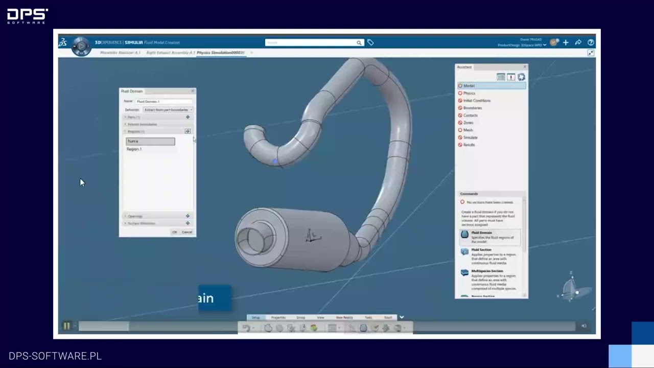 WEBINAR: Krótko o numerycznej mechanice płynów w chmurze – FLUID DYNAMICS ENGINEER | DPS Software