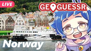 【🔵#GeoGuessr】バイキングローの国！ノルウェーでよふ迷子！！【夜更坂しん】