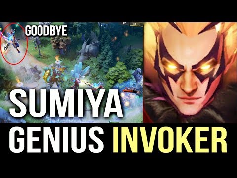 Genius SumiYa Invoker Gameplay Epic Combo vs Cancer Lancer Best Magic Show WTF Dota