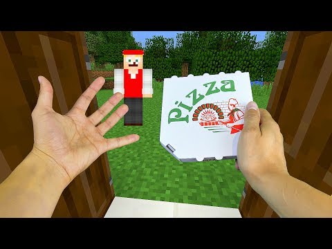 LowLevelNoob - REALISTIC MINECRAFT - STEVE ORDERS PIZZA