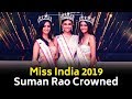 Miss Femina India 2019 Suman Rao Crowned Miss India 2019 Shivani Jadhav Shreya Shanker Runer Up