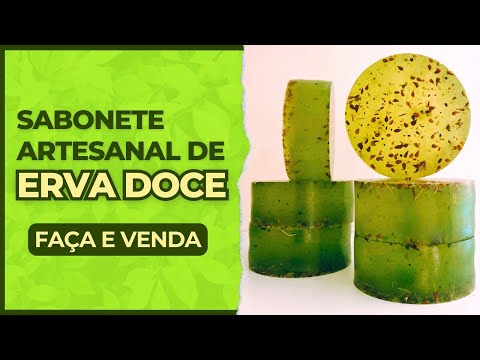 SABONETE ARTESANAL de ERVA DOCE