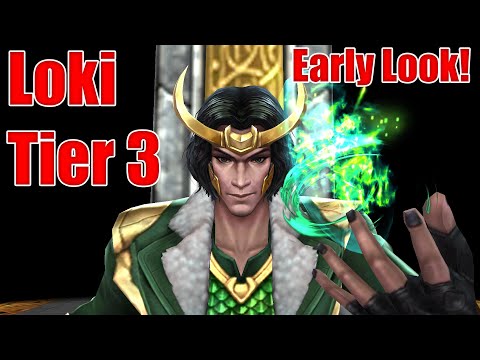 Loki Tier 3 Early Look! Pre Update APK (Marvel Future Fight)
