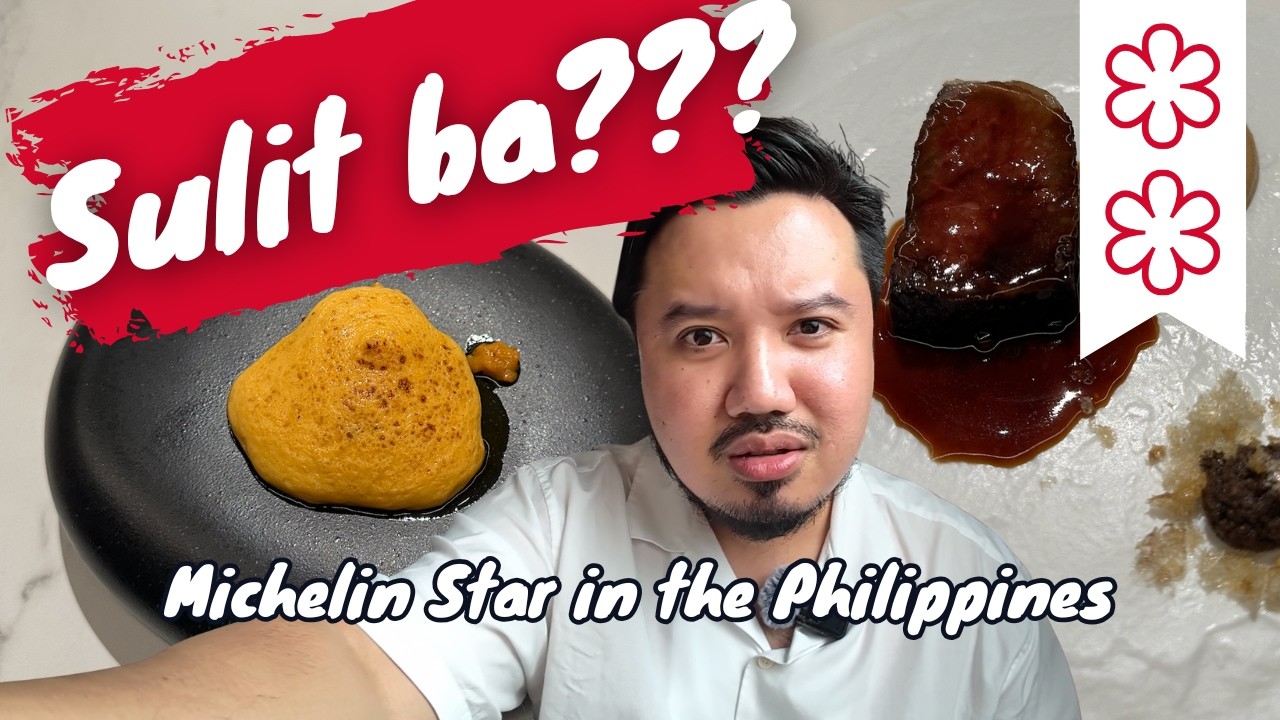FINALLY! Trying Michelin Star Restaurants in Manila, Philippines!