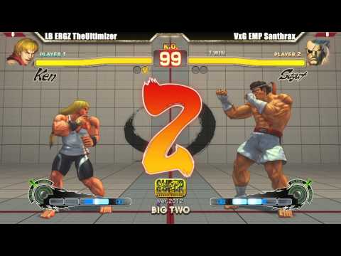 SSF4 AE2012 LB ERGZ TheUltimizer vs VxG EMP Santhrax - Big Two #58 Tournament