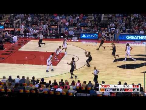 Eric Bledsoe three-pointer vs. Raptors