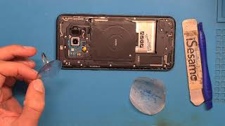 Samsung s8 plus g955 battery replacement and back cover adhesive disassembly