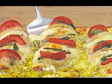 Hassleback Chicken Caprese