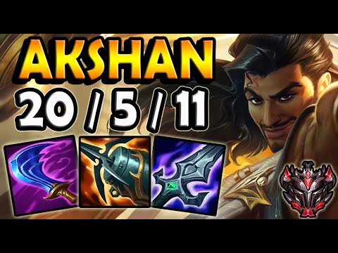 Akshan vs Sett [ MID ] Lol KOREA Grandmaster Patch 11.15 ✅