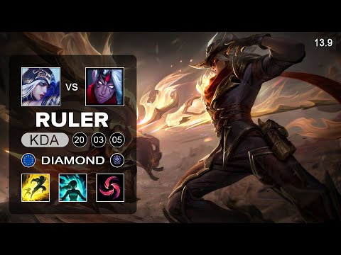 Ruler Varus vs Ezreal ADC - EUW Diamond - Patch 13.9 Season 13