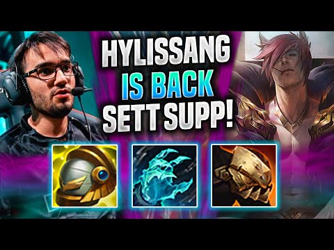 HYLISSANG BRINGS BACK SETT NEW BUFFS! - FNC Hylissang Plays Sett Support vs Nautilus! | Season 2022