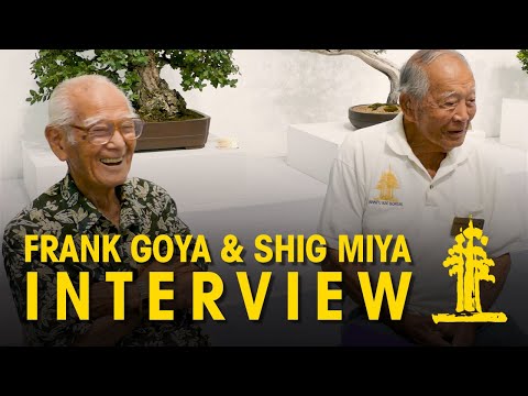 California Bonsai Society - CBS Members Frank Goya and Shig Miya Interview