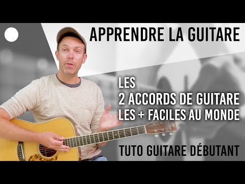 ⚪️ Les 2 ACCORDS de GUITARE les + FACILES à jouer au monde !