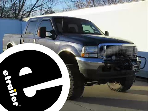 etrailer | Curt Trailer Hitch Electric Winch Mount Plate Installation - 2003 Ford F-250