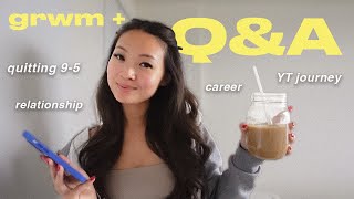 my first Q&A! answering YouTube growth, personal & career questions