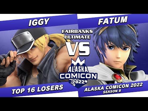Alaska Comicon 2022: Iggy (Terry, Ken) vs Fatum (Marth, DK) - SSBU Top 16 Losers