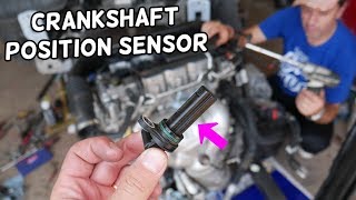 CRANKSHAFT POSITION SENSOR REPLACEMENT LOCATION 2.4 CHRYSLER 200, RAM PROMASTER CITY, FIAT 500X TORO