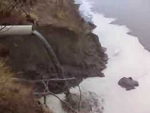 Deversari dejectii in Dunare-06.01.2014-Tichilesti Braila