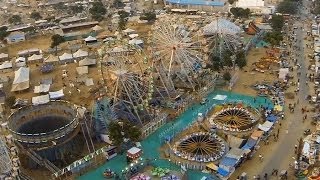 preview picture of video 'Pushkar Camel Fair  - Pushkar from Sky'