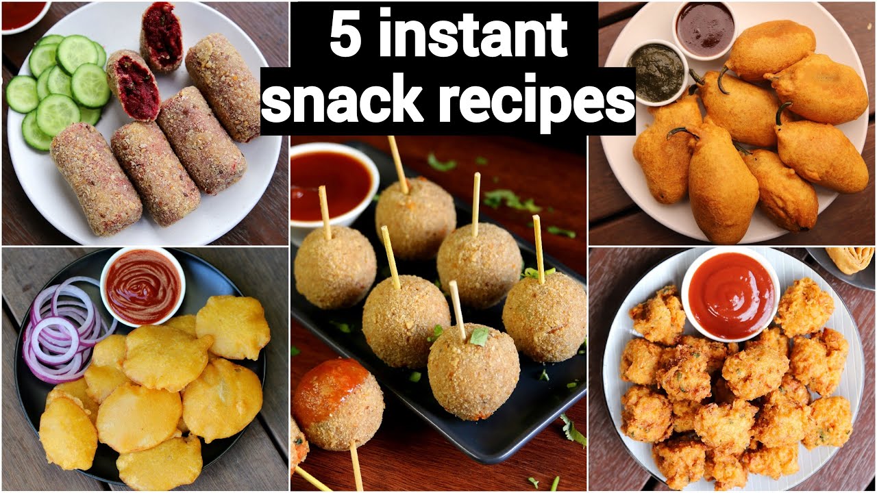 Five Quick Kids Snacks