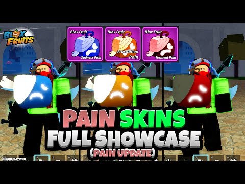 ALL Pain Skins FULL SHOWCASE! (Blox Fruits Pain Update)