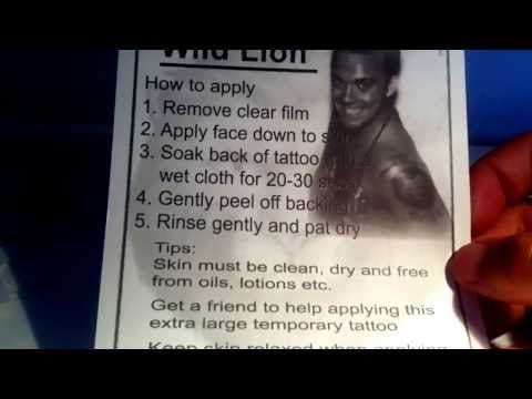 NEW !! Robbie Williams Tattoo for a week review !