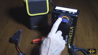 VTOMAN X3 Portable Jump Starter with Air Compressor, 3500A (9L Gas/8.5L Diesel Engines), Power Bank