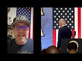 Biden tries to shake hands with nobody... TWICE