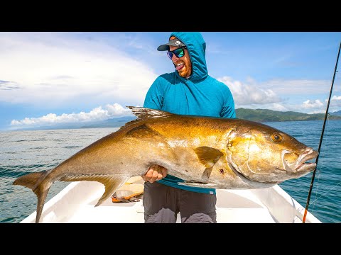 Kayak Fishing: MASSIVE Almaco Jacks & Mahi (CATCH CLEAN COOK) | Field Trips Panama