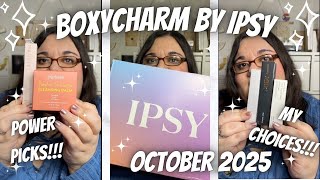 ✨$136 VALUE✨ BoxyCharm By Ipsy October 2025 l Unboxing & First Impressions (Paid/Not PR)