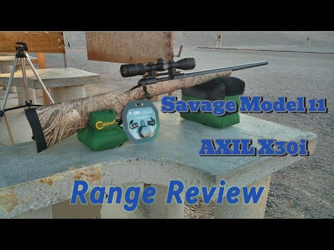 Savage 22 250 \u0026 Axil X30i Range Day