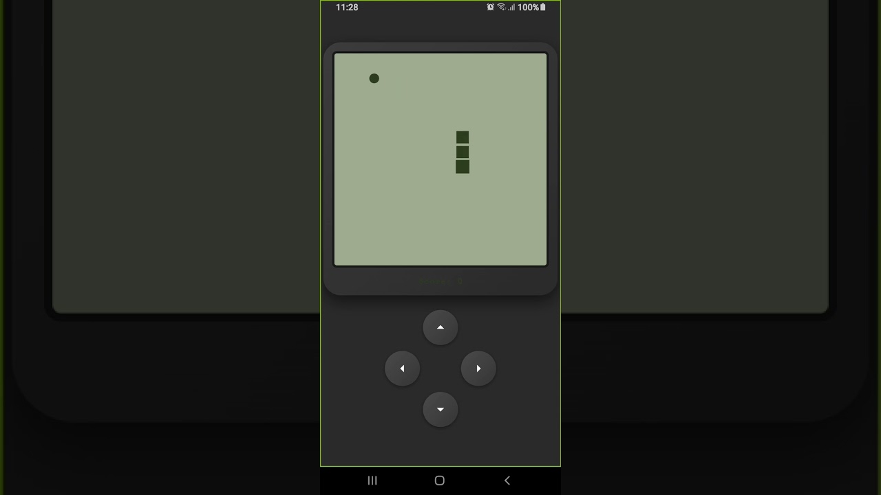 Old school snake game demo thumbnail
