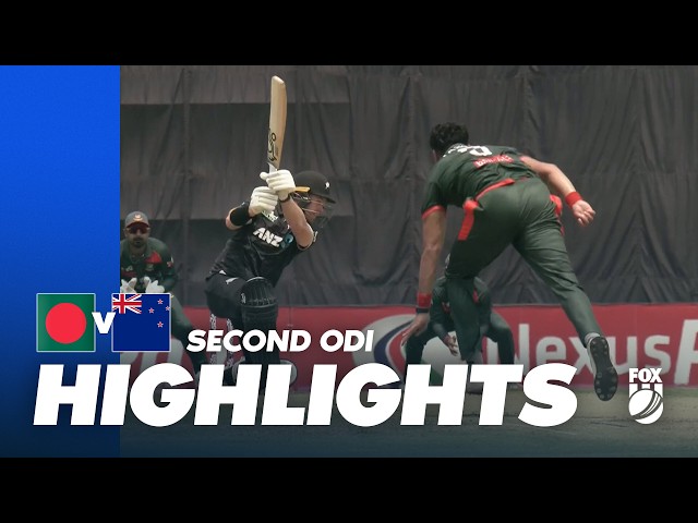 Bangladesh v New Zealand 2nd ODI I Full Game Highlights I Fox Cricket