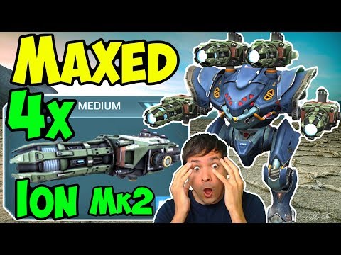 War Robots Gameplay Mk2 Maxed Ion Spectre ZAAAP! WR