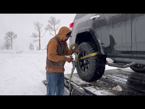 How to Properly Tie down a vehicle