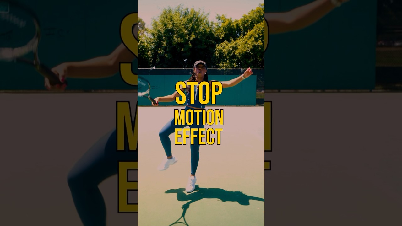Stop Motion Effect In Premiere Pro #shorts