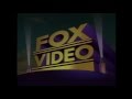 Fox Video Logo 1993 1996 HQ