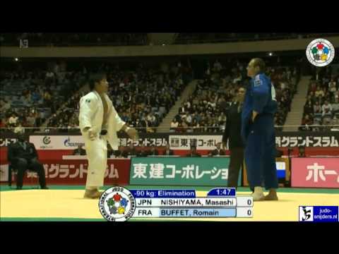 Masashi Nishiyama (JPN) - Romain BUffet (FRA) [-90kg]