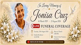 [LIVE] - In Loving Memory of Mdm. Jonisa Cruz