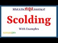 Scolding Meaning in Kannada | Scolding in Kannada | Scolding in Kannada Dictionary |