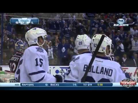 Maple Leafs @ Blue Jackets 2nd goal David Bolland