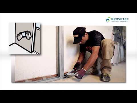 PROVETEC Punzonadora Profesional de Perfiles Durlock Knauf