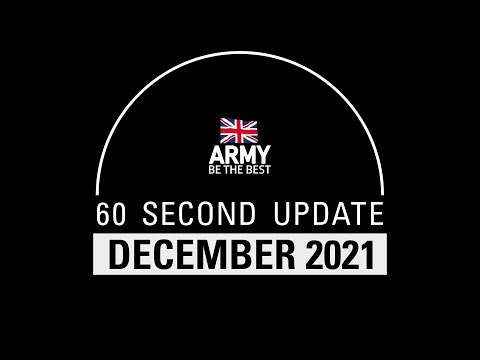 60 Second Update December 2021 | British Army